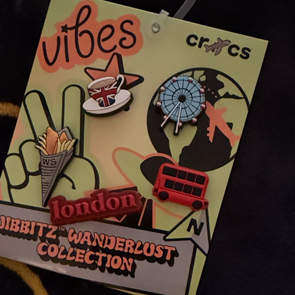 CROCS Jibbitz London Vibes Charms Set